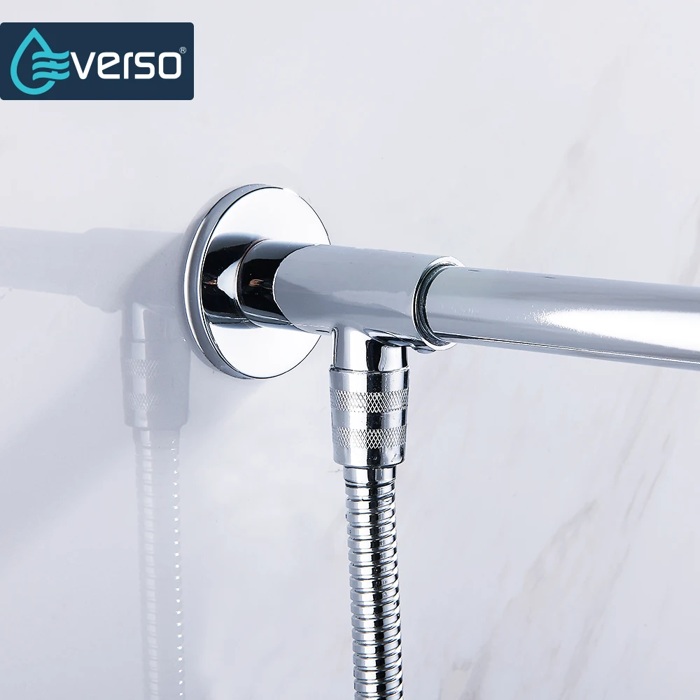 

Everso 12/10/8/6/4 inch Stainless Steel Ultra-thin Waterfall Shower heads Rainfall Shower Head Rain Shower Square Round