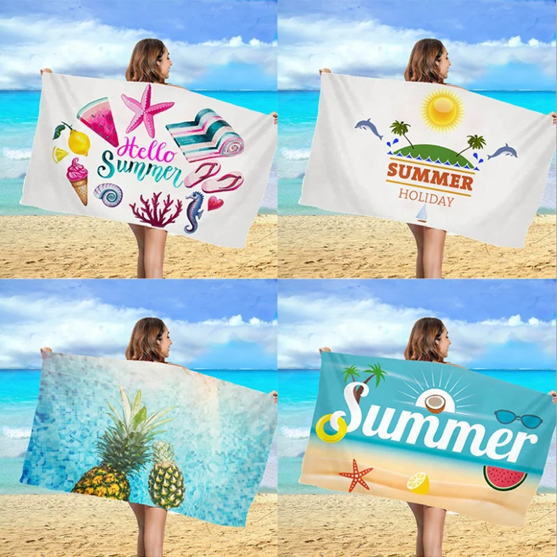 

160*80cm Sand Free printed quick dry beach towel Microfiber Bath Towels Beach cushion Swimming Beach towels