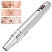 professional derma pen micro needle 3 gears adjustment anti aging therapy skin devicesilver