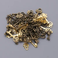 50x alloy charms pendants assorted key ancient charms jewelry making necklace