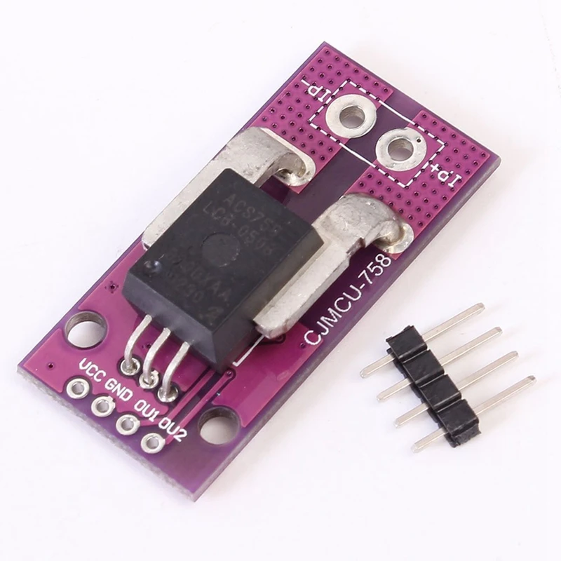 ACS758LCB 50A диапазон Линейный Датчик тока аналогового сигнала Выход для Arduino Холла