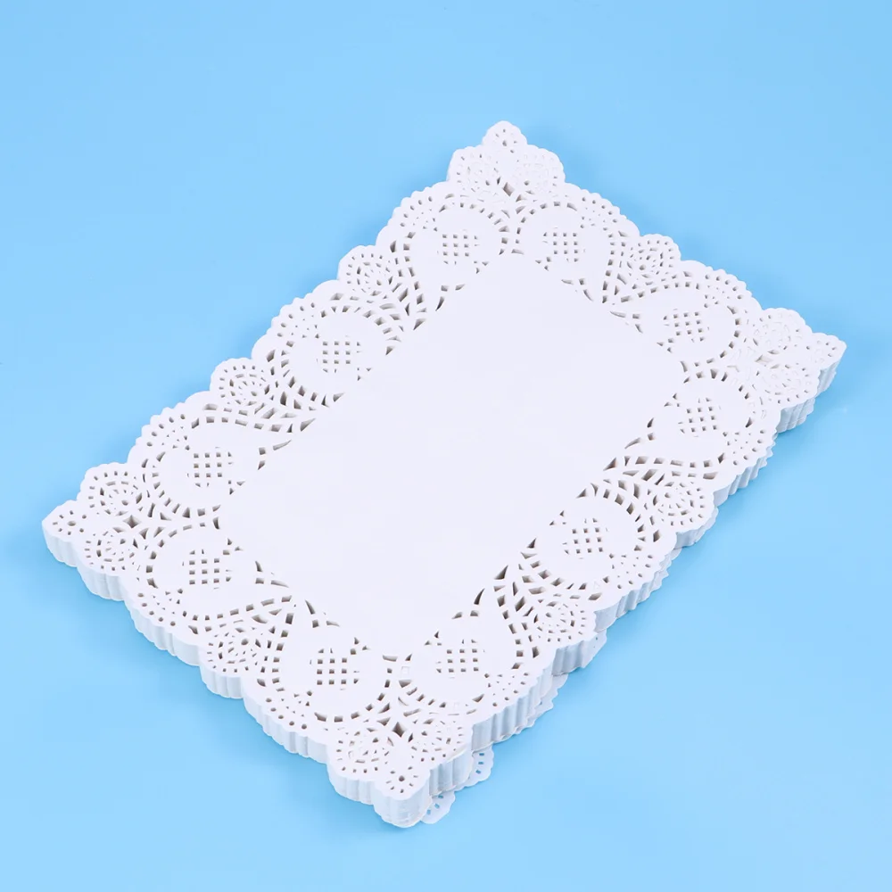 140 штук бумажные Лаки прямоугольная коробка для торта лайнер дня рождения