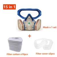 sjl chemical activated carbon respirator full face gas masks for car painting pesticide spraying and house decoration