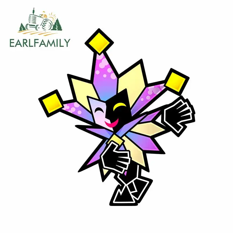 

EARLFAMILY 13 см x 11,5 см для Dimentio чистого зла Ван наклейки для автомобиля багажник мультфильм Водонепроницаемый украшения наклейка холодильник гр...