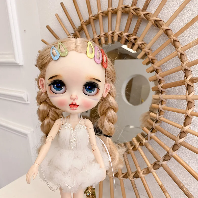 10 шт. мини-зажимы 3 см для кукол BJD красочные аксессуары украшения волос 1/6 |