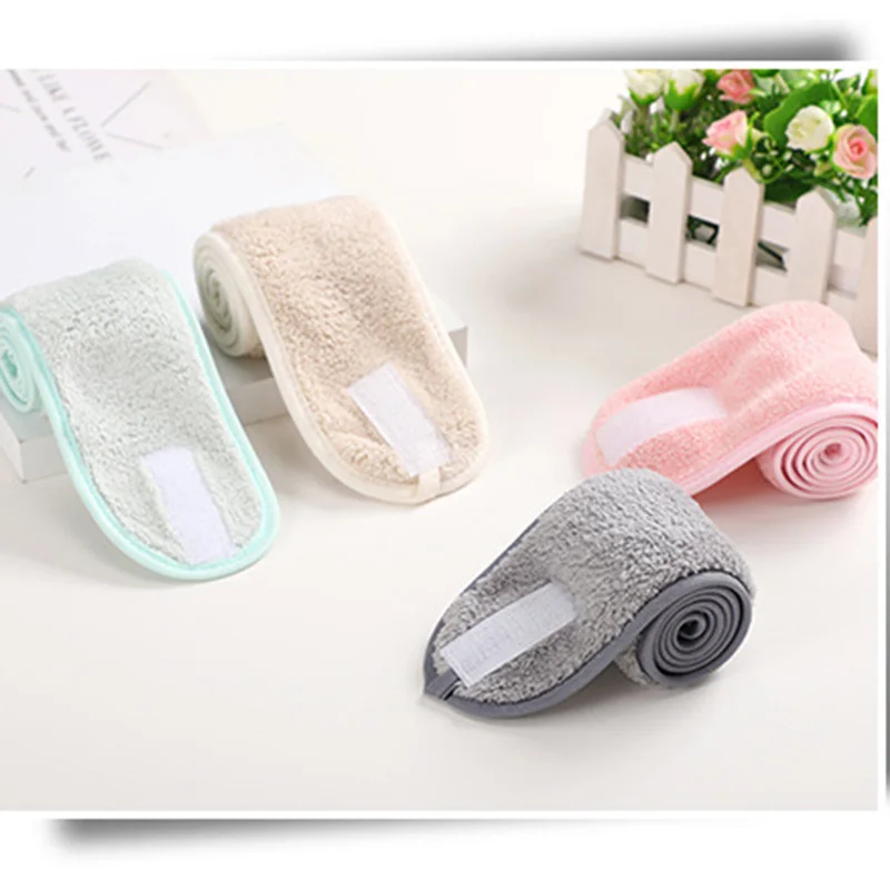 Косметический повязка на голову из кораллового флиса тюрбан для умывания лица