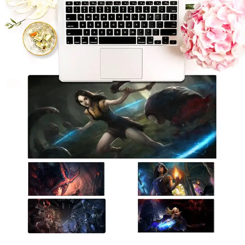 

Fashion Path of Exile Gaming Mouse Pad Gamer Keyboard Maus Pad Desk Mouse Mat Game Accessories For Overwatch
