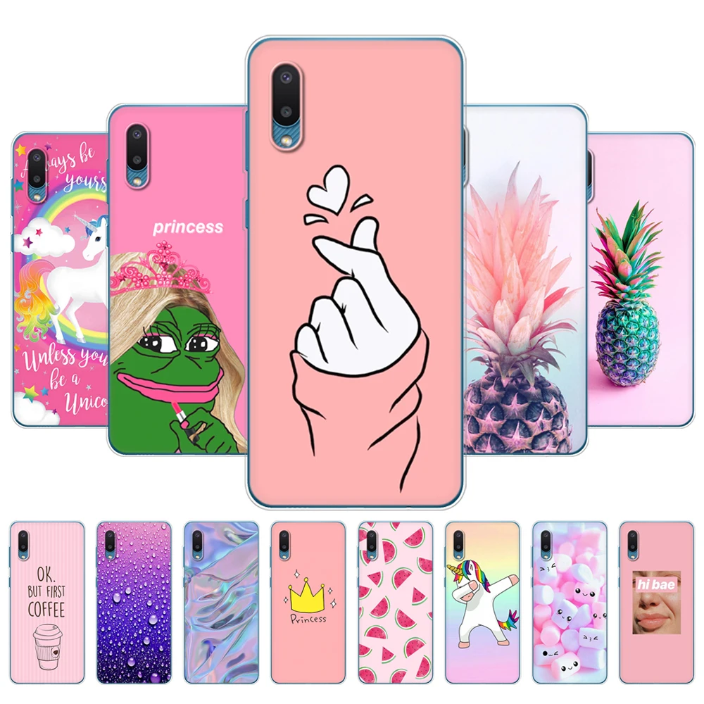 Чехол для Samsung A02, Мягкая силиконовая задняя крышка из ТПУ для Samsung  Galaxy A02 GalaxyA02 A 02 SM-A022G a022, бампер 6,5 дюйма, лето | AliExpress