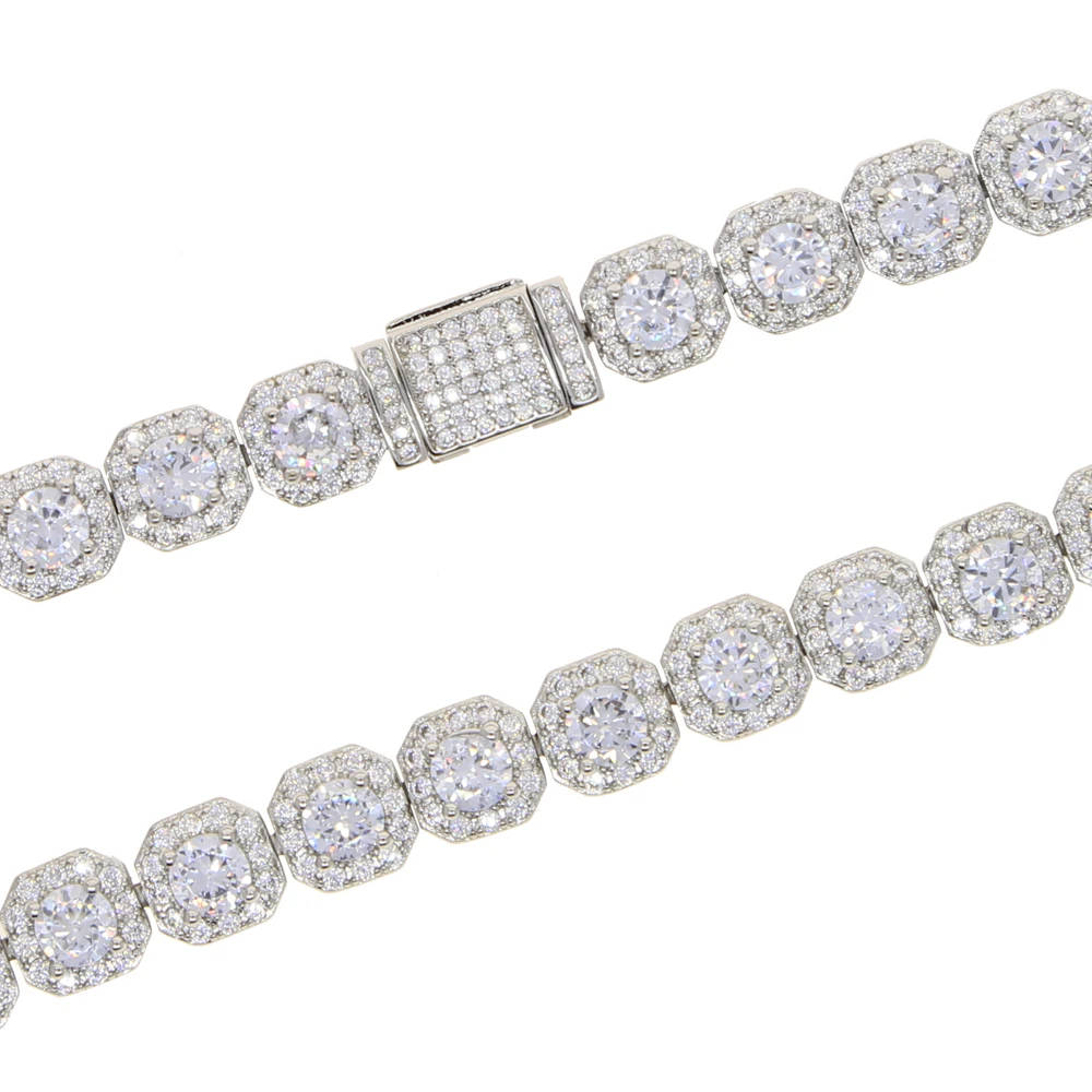 Браслет мужской с шармами и подвесками из фианита Ювелирное Украшение