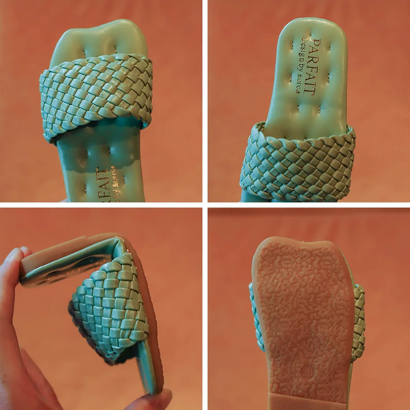 

Children's Flip-flop Slippers 2021 Summer New Girls Outdoor Soft-soled Non-slip Open-toed Flat-heel Fashion Kids Slippers 26-36