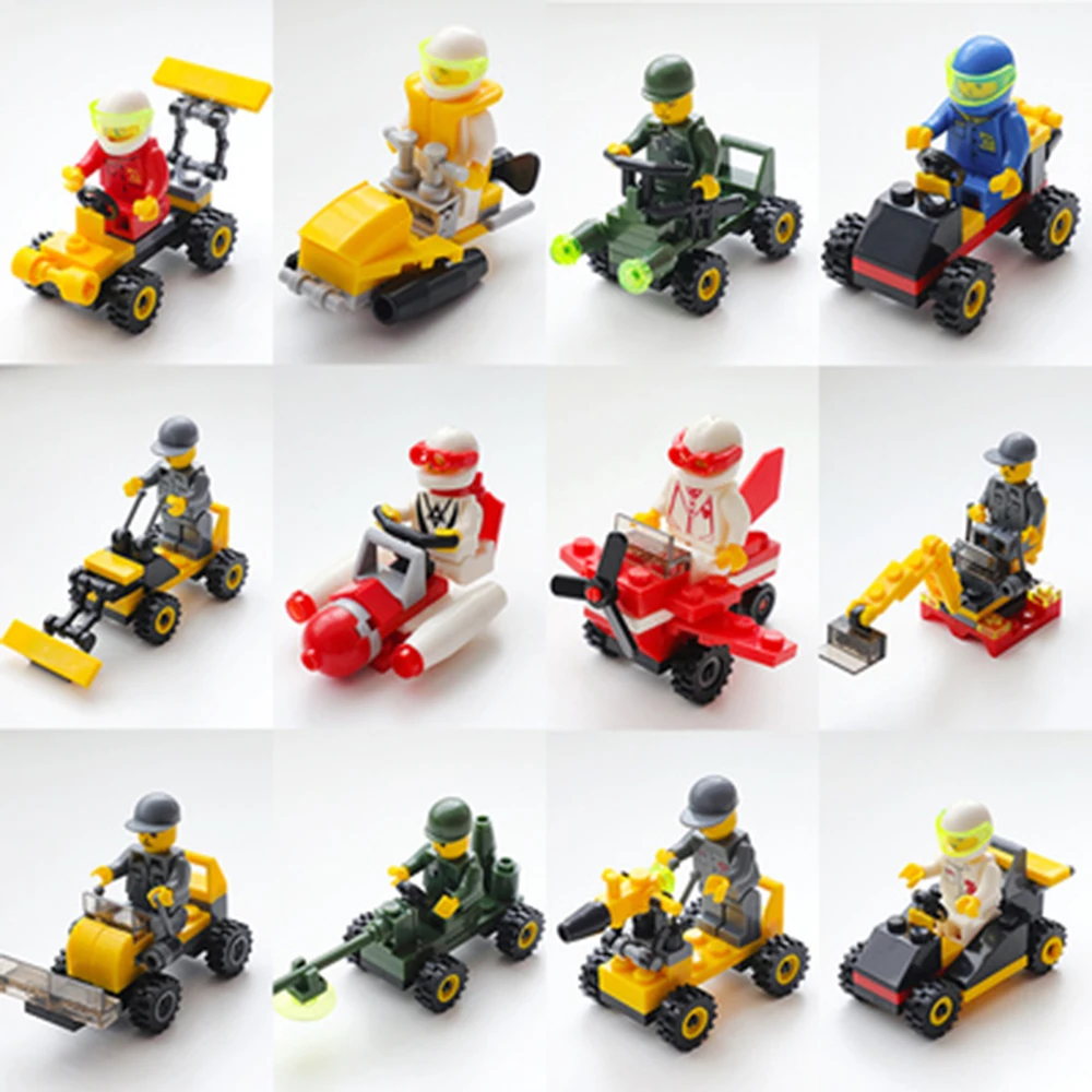 

Packing car children's puzzle toys 3-6-year-old boys assemble small particle splet kindergarten prize gifts