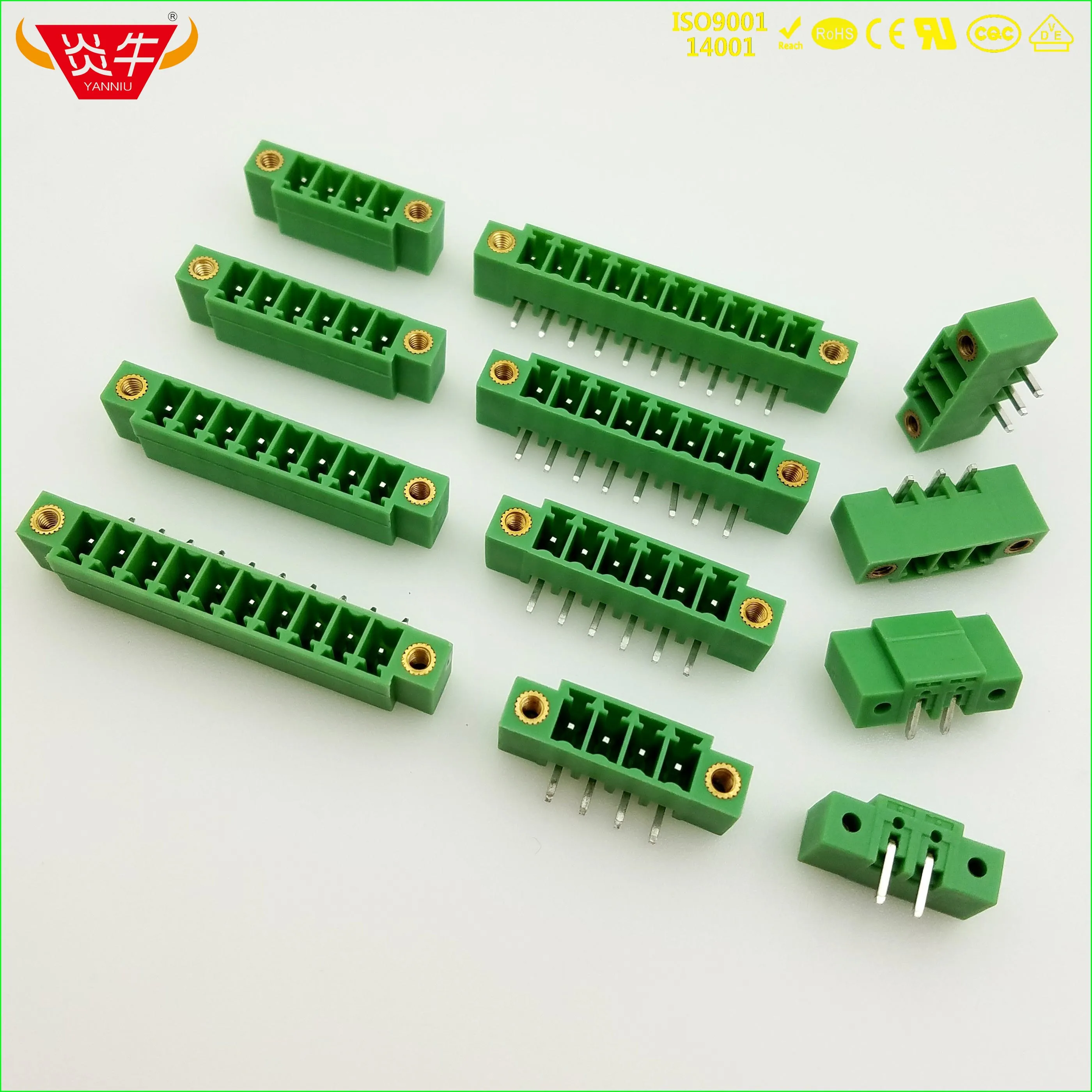 KF2EDGRM 3 81 2P ~ 12P PCB плагин TEMINAL блоки 15EDGRM мм 2PIN 12PIN MC 1 5/2-GF-3 1827868 PHOENIX CONTACT DEGSON |