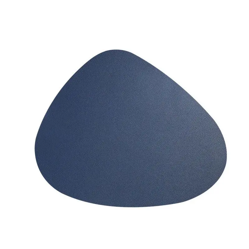 Овальной формы настольные коврики из синтетической кожи теплозащита