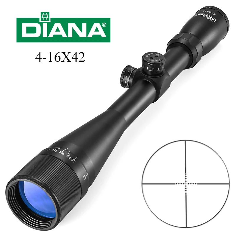 DIANA 4-16X42 AO Riflescope Mil точка сетка винтовка прицелы охотничий прицел Снайперский прицел Luneta Para винтовка страйкбол охота