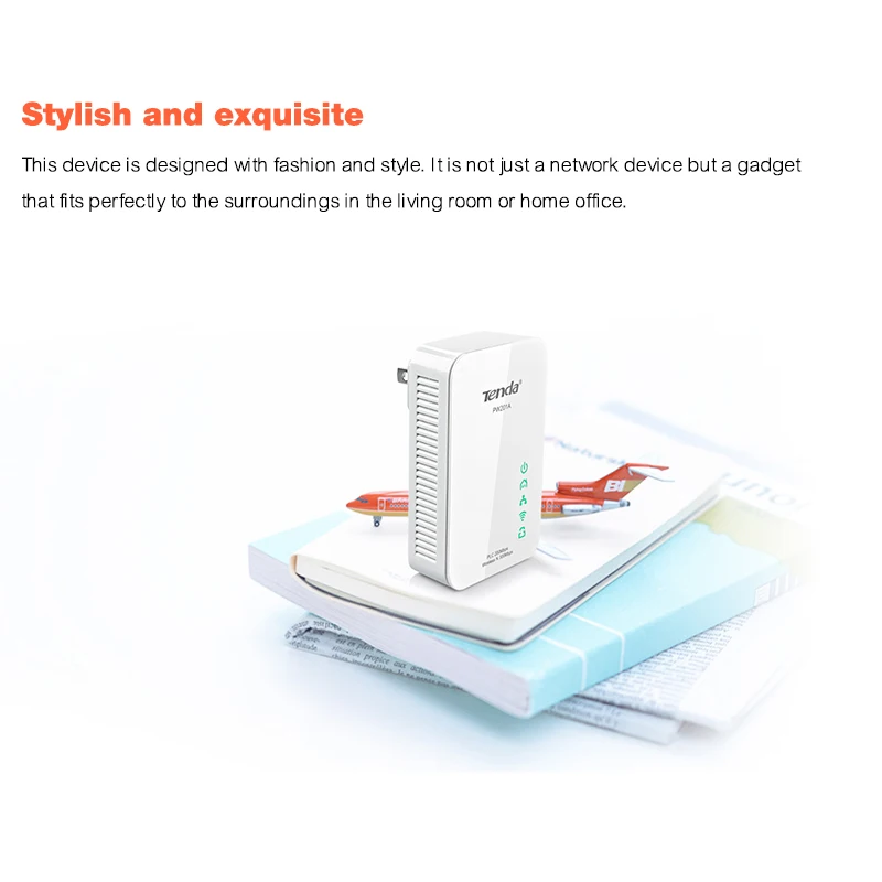 1 пара Tenda 300 Мбит/с беспроводной сетевой адаптер Ethernet PLC комплект IPTV homeplug AV Plug &
