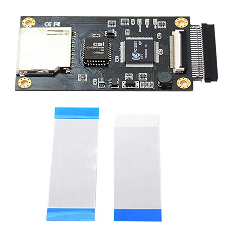 SD SDXC MMC Card To 1.8 Inch ZIF &amp IDE 50 Pin HDD Adapter with 40 LIF Flat Cable |