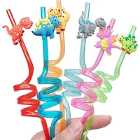 8piece dinosaur dino theme fun party straws birthday gifts for kids toys boys girls gadget pratique regalos ni%c3%b1os