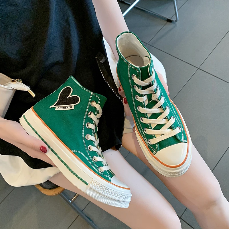 

Summer 2021 Fashion Canvas Shoes Women's Flat Top Shoes