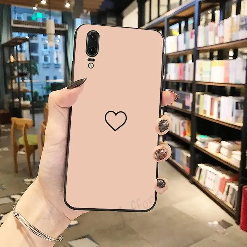 

love heart Colorful mood Phone Case For Huawei honor Mate P 10 20 30 40 Pro 10i 9 10 20 8 x Lite