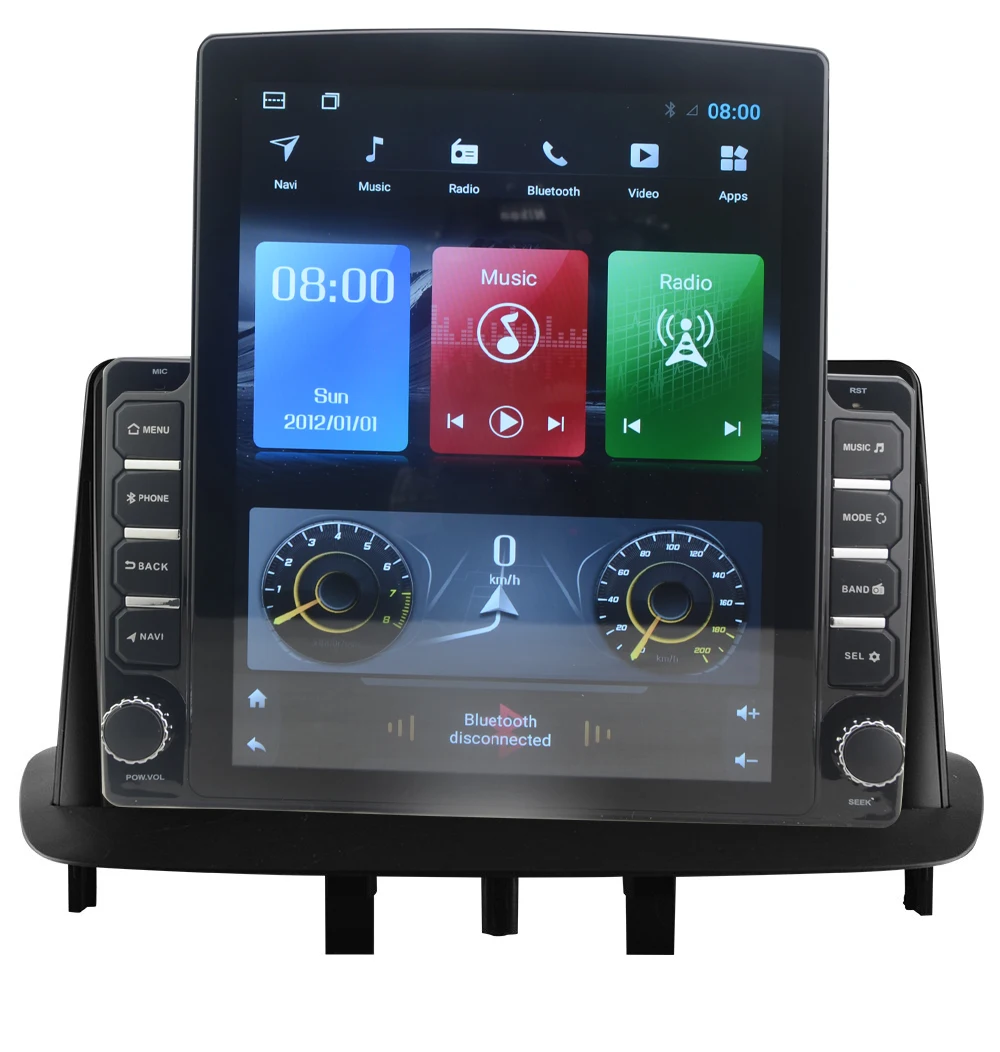 

9.7" octa core tesla style vertical screen Android 10 Car GPS radio Navigation for Renault Megane 3 Fluence 2009-2014