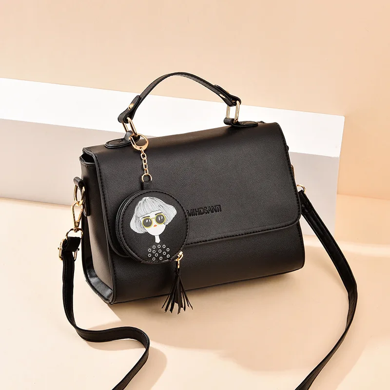 GuunnG crossbody bags for women Model clk-w887 shoulder bag Fashionable Student small square Rice white Women's handbags |