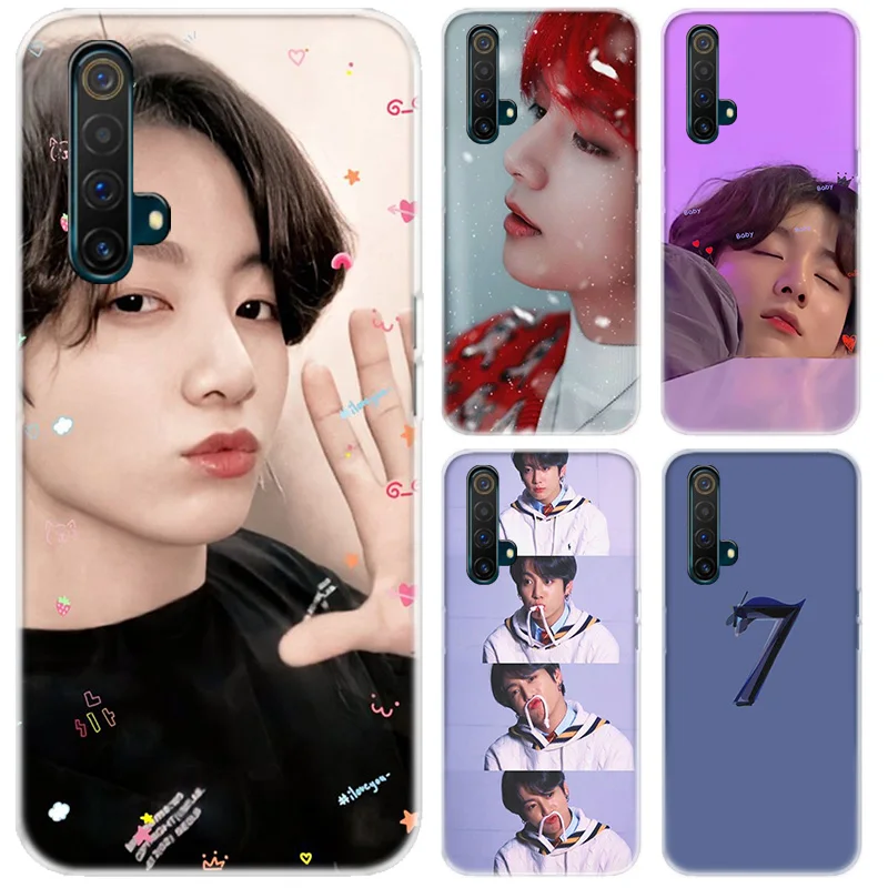 

Силиконовый мягкий чехол Jungkook Kpop из ТПУ для Realme 5 6 7 X7 X50 Q2 Pro XT C3 7I C17 C11 C12 C15