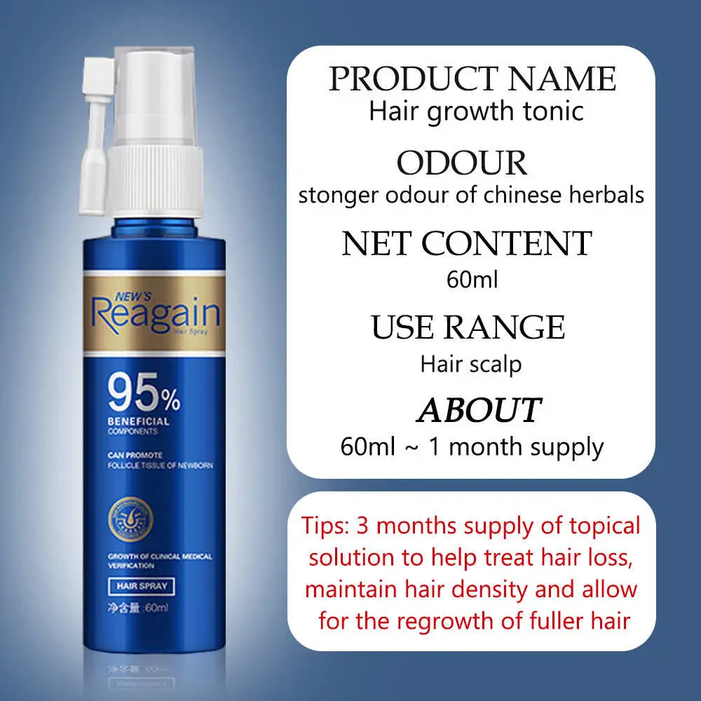 

Hair Growth Anti-off Essential Oil Spray Repair Damage Hair Promotes Hair Growth Nourish Thick Roots Repair Dry Hair 2pcs