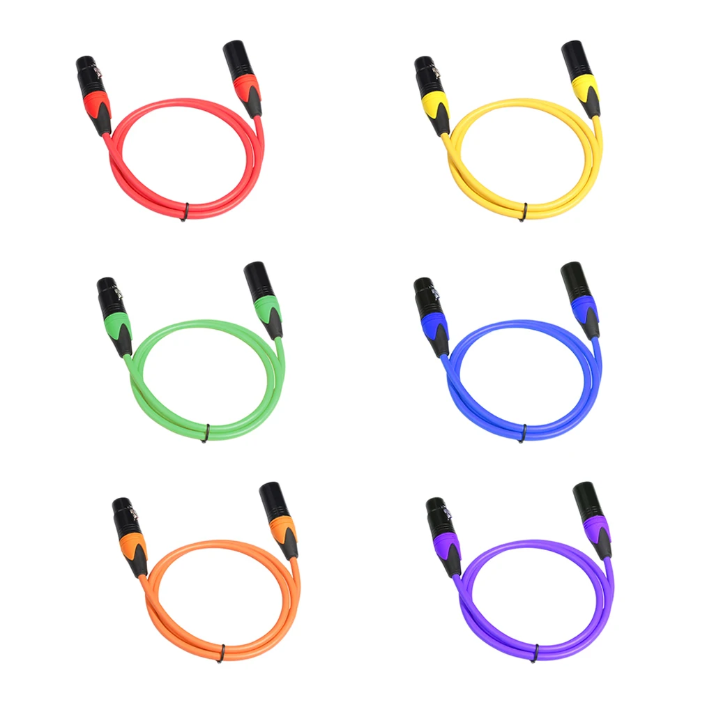 

3pin XLR штекер гнездовой кабель стерео аудио микрофон удлинитель 1/1.8/3/5 м