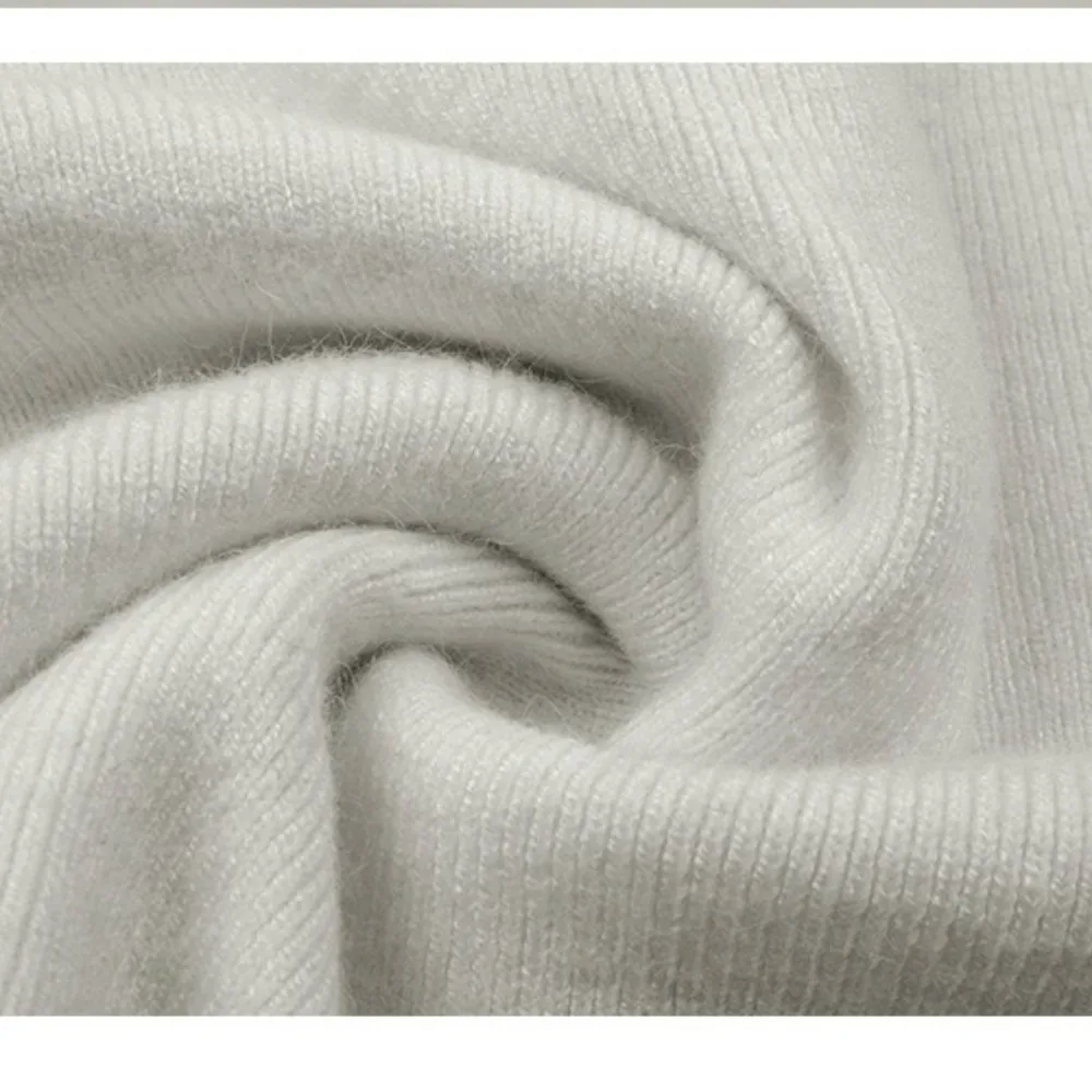 

Women Sweaters Sexy V-Neck Bottom Ruched Long Sleeeve 2020 Winter Flat Office Lady Casual Solid Sweet Women Knitted PulloverS134
