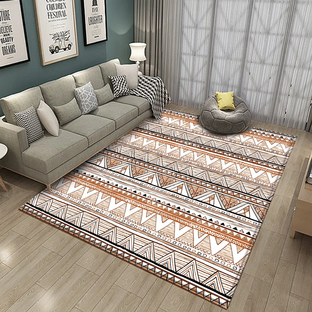 Напольный ковер для гостиной спальни домашний декоративный модный фланелевый с