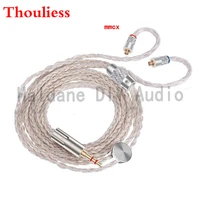 thouliess 16cores silver plated upgrade headphone cable mmcx2pin for zsx tfz w4r um3x heir 10 a iem8 0 iem10 0 se535 215 846
