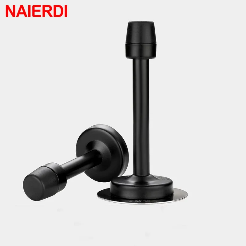 NAIERDI резиновый настенный дверной стопор из нержавеющей стали держатель для
