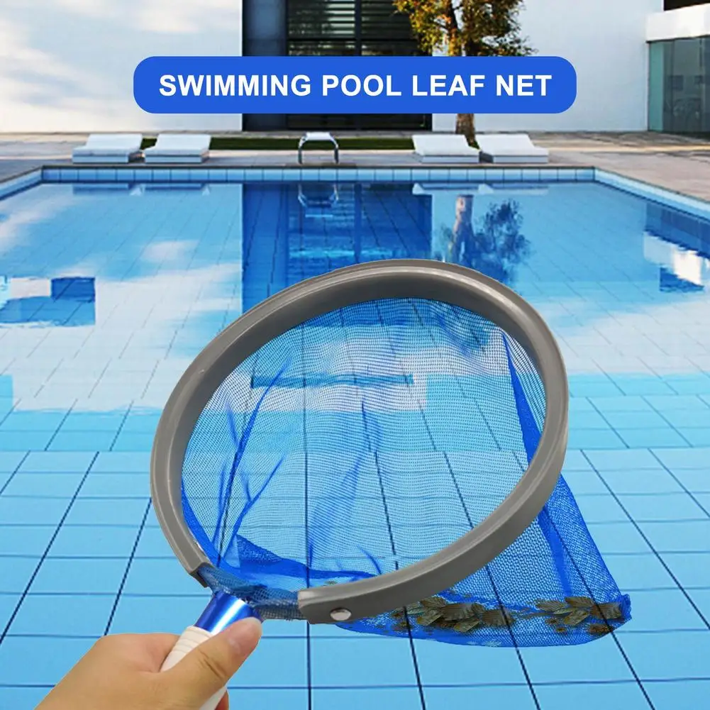 

Swim Pool Cleaner Heavy Duty Pool Leaf Rake Fine Mesh Deep Water Frame Skimmer Net Aquarium Professional Cleaning Tools 2021 New