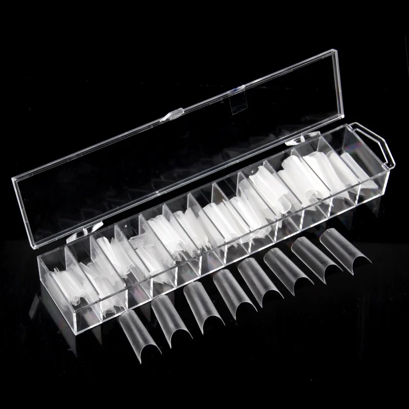 

240pcs Ultra Thin Half Cover Matte Fake Nails Square Shape False Nail Artificial Nail Art Tips Salon Manicure NDK-BT-C02-CKG