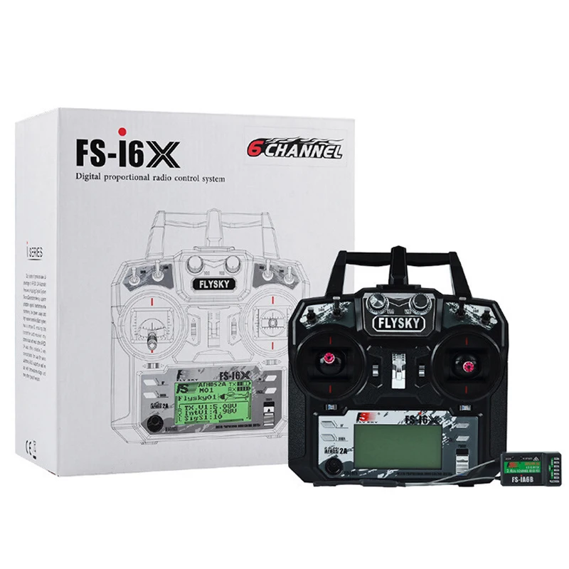 Новый FLYSKY Fuss FS i6X пульт дистанционного управления с X6B IA10B IA6B - Цена: 4 690,72 руб.
