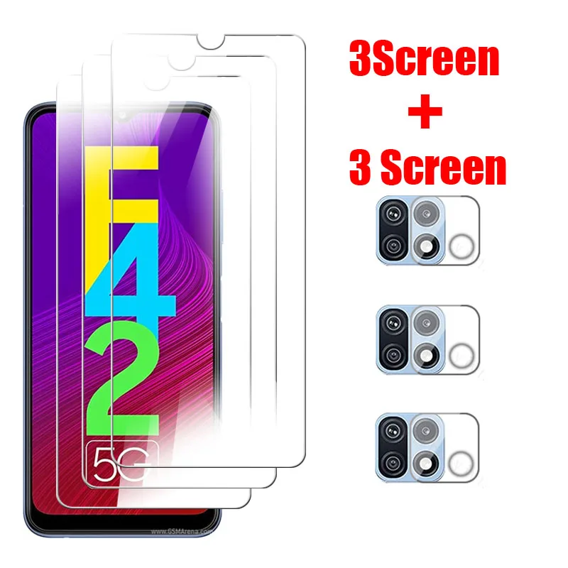 

Закаленное стекло для Samsung Galaxy F42 5G, Защита экрана для Samsung M32 M62 M42 M02 M51 M31 M21, Защитное стекло для задней камеры