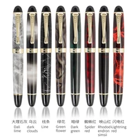 jinhao x450 luxury 0 5 nib metal writing calligraphy fountain pen stationery office school supplies brand ink pens