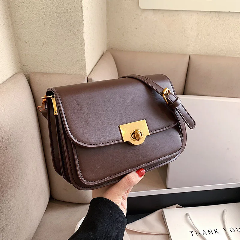 

Designer Women Pu Leather Crossbody Bags High Quality Ladies Small Handbags Shoulder Bags Fashion New Female Flap Messenger Bag