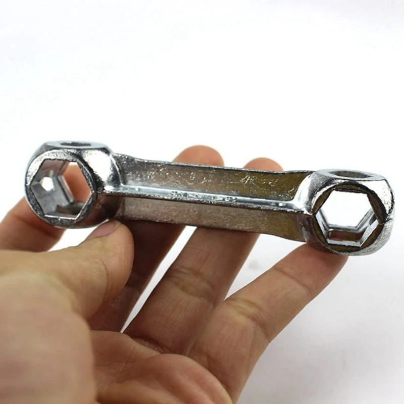 

10Pcs Bike Repair Tool Durable Dog Bone Shape Hexagon Wrench with 30Pcs Cycling Star Nut