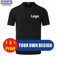 9 colors custom t shirt logo summer embroidery print personal design brand text image tops s 4xl onecool 2021