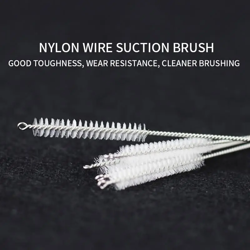 Нейлоновая труба кисти набор соломинок для питьевые