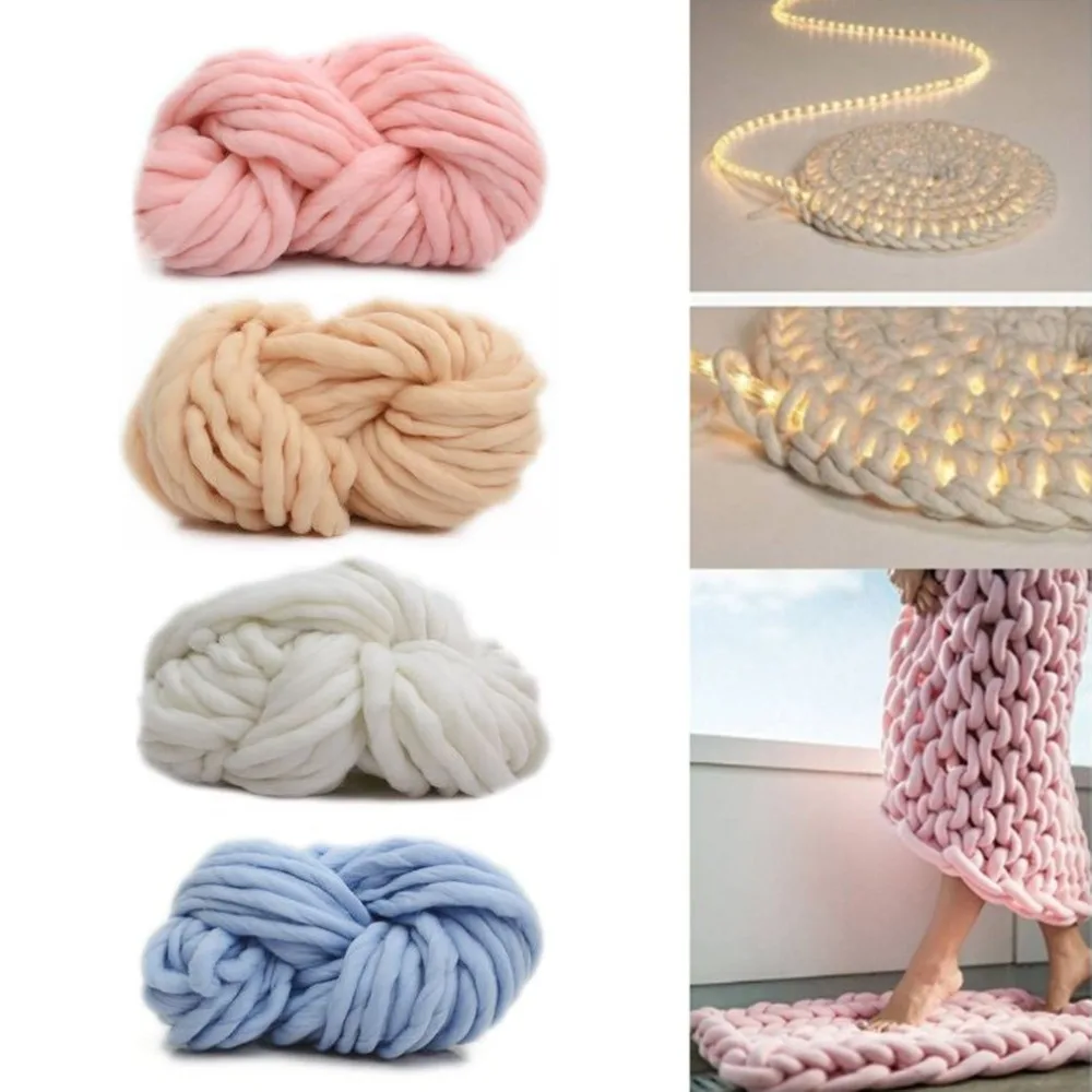 Толстая пряжа Исландская шерстяная утолщенная массивная объемная ровинг