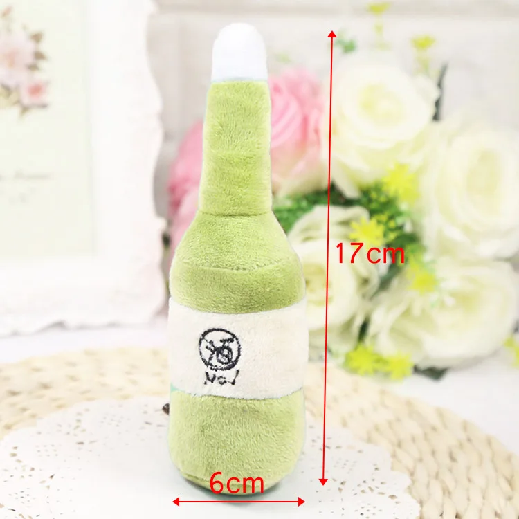 Милая жевательная игрушка для собак и кошек плюшевая искусственная со звуком