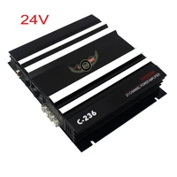 1pc 24 v amplifier 2 way channel high power max 3800w quality mosfet stereo van bus acoustic booster car amp