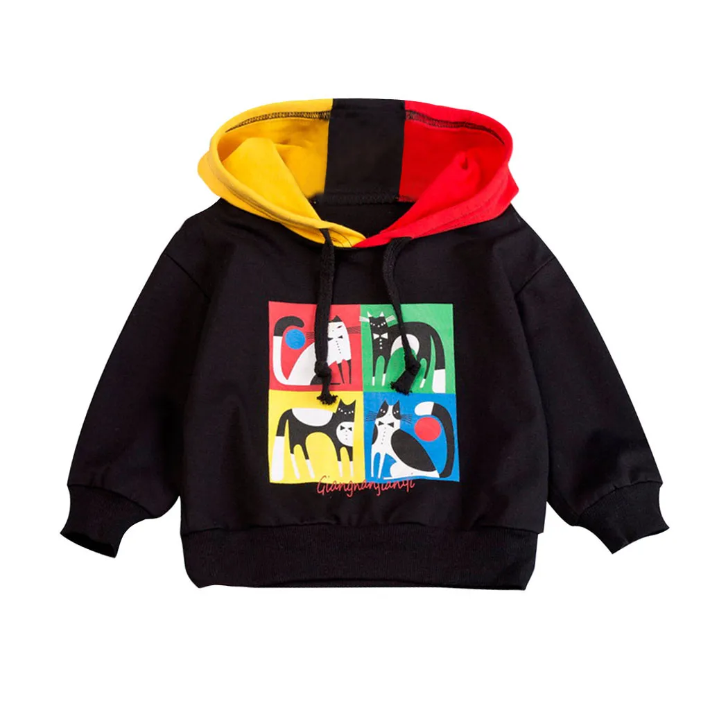 TELOTUNY/Толстовка в полоску для маленьких мальчиков и девочек детский пуловер с