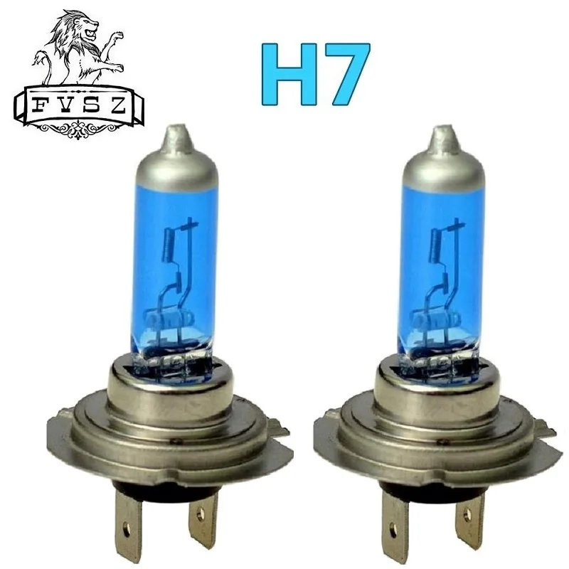 2 шт. H7 55W 12V 5600k Авто галогенные Headlightm лампы Противотуманные фары высокое качество