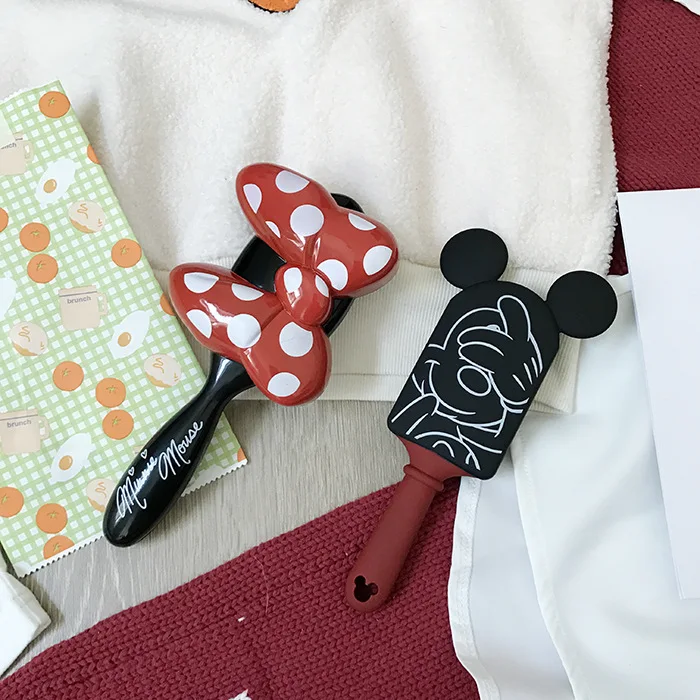 

Disney cartoon girl heart air bag comb Minnie mouse girl massage air cushion comb home anti-static comb cute portable comb