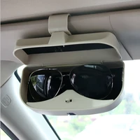 car glasses case sunglasses storage box 3 colors auto interior accessories glasses holder sun visor automobiles