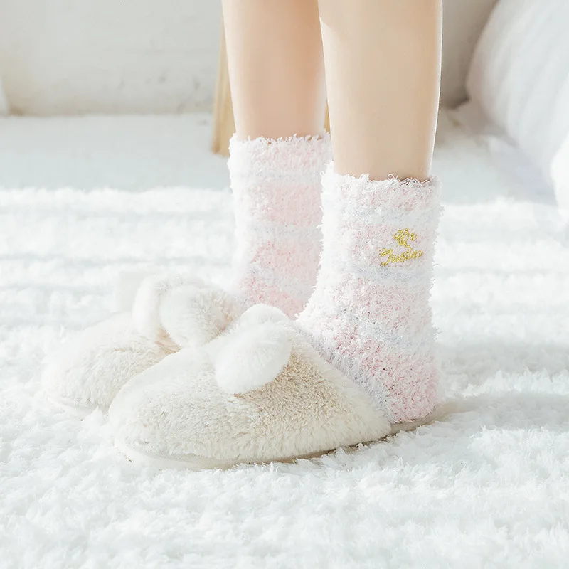 10 Pairs/set Manufacturer's Direct Selling Winter Women's Warm Socks Snowly Wholesale Girl Sock Snowly Keep Warm
