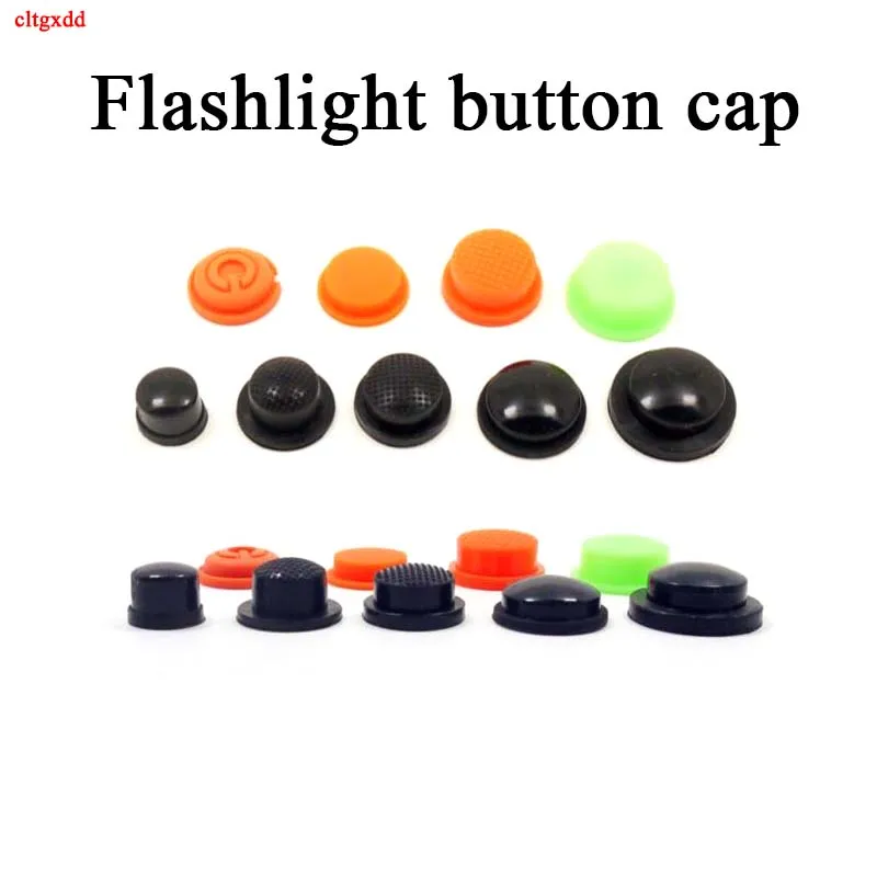 

2pcs tail button switch hat waterproof dwaterproof rubber button led charge glow flashlight switch accessories seal rubber cover